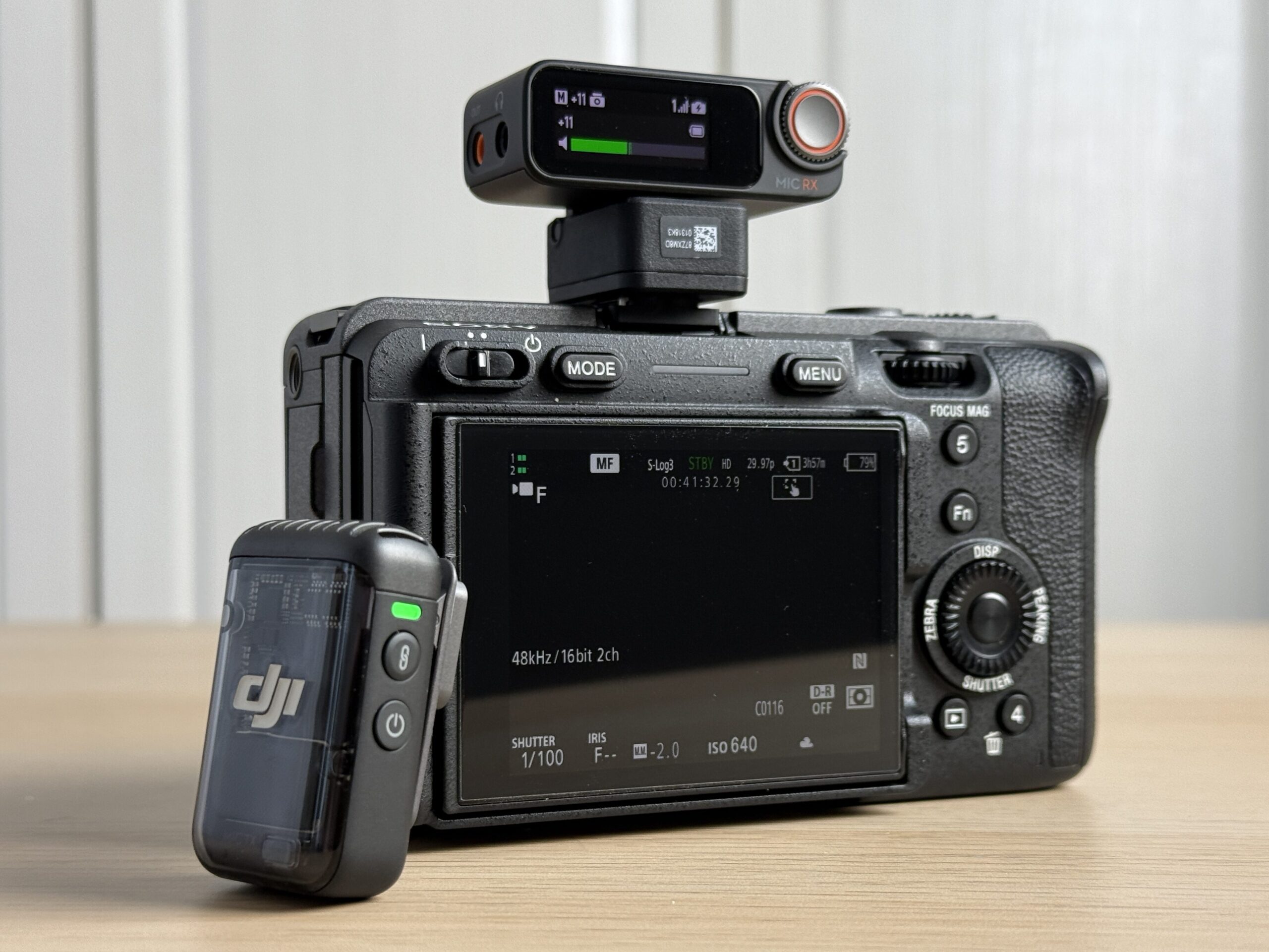 DJI Camera Adapterならワイヤレスで音声入力が可能